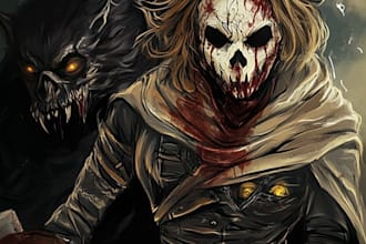 draw a dnd character art and dnd character art