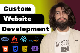 build a custom full stack web application using react, node js, PHP codeigniter