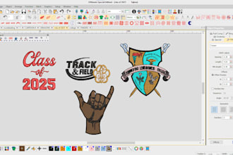 digitize your photos for cap, left chest or jacket