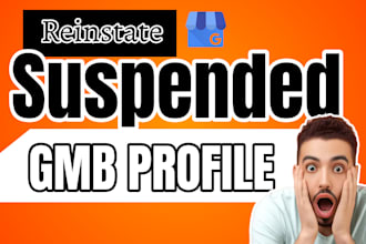 do gmb ranking verification and reinstate suspended google my business profile