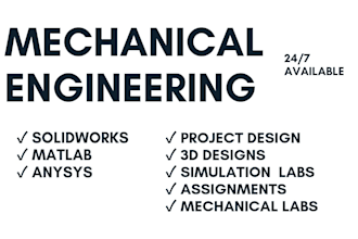 mechanical engineering projects, designs, assignmen, problems, and labs