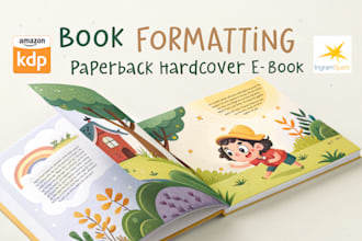 do children book formatting for publishing on KDP, ingramspark