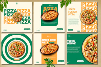 design a stunning food poster, flyer, or restaurant menu