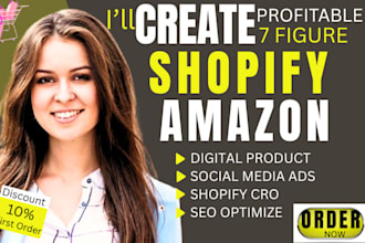 create profitable 7 figure shopify dropshipping cro store, amazon neon promotion
