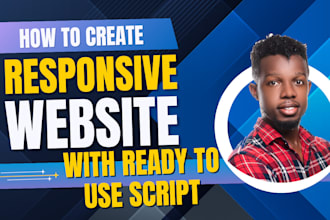 provide you with a complete functional website script
