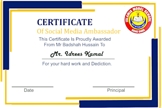 design professional logo, appreciation, and other certificates