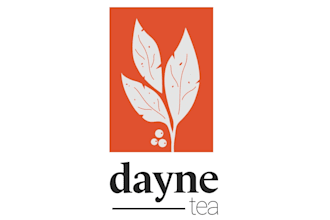 create an abstract floral tea leaf logo for your brand