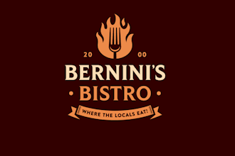 design a unique restaurant, food, grill, or BBQ logo
