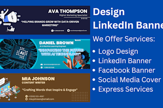 design professional linkedin banner