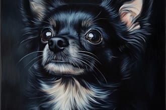 draw animal pet portrait