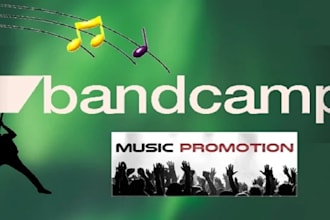 organic bandcamp music promotion  increase listeners