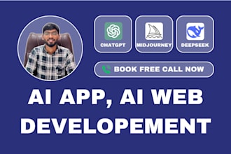 develop ai app, ai saas, ai website and prompt engineering