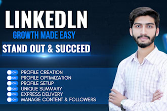 fully create, update, optimize, content, and manage your linkedin profile