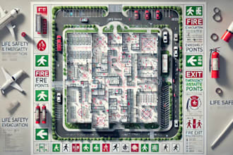 design life safety and emergency evacuation plan, city permit engineering stamp