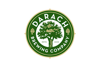 create a modern creative brewery company logo