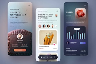build nft marketplace app, nft 3d game app, with nft management api integration