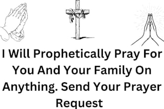 prophetically pray for you and your family for anything