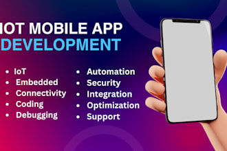 develop iot apps projects arduino, esp32, mqtt, ble, web and mobile