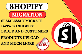 migrate wix godaddy squarespace wordpress woocommerce website to shopify store