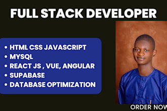 build modern full stack website with react next js supabase database design