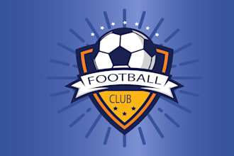 design baseball, soccer, basketball, and sports logo in shield style