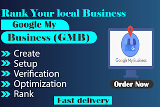 create and optimize your gmb account and listing on map