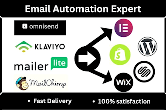 mailerlite, mailchimp, klaviyo, omnisend, brevo email automation expert, flows