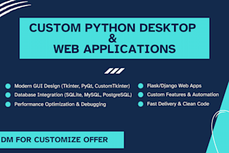 develop a python gui application with data structures