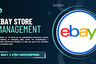 manage ebay store for 2 step dropshipping