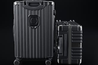 do 3d trolley commercial video, backpack model, luggage bag render and fashion