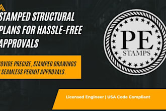 civil structural engineering and permit drawings for wood concrete projects