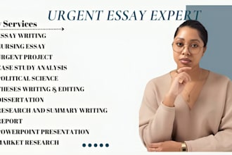 provide urgent essay writing services as a professional essay writer