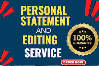 proofread and improve your personal statements, sop, college admission or essay
