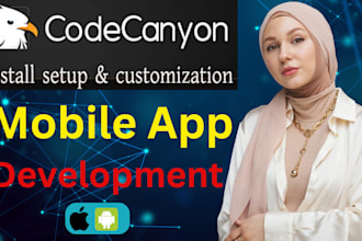 reskin, rebrand, customize codecanyon android app and ios app