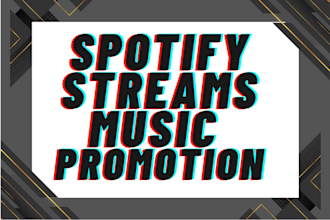 get more streamers and fans on spotify with the help of my promotion services