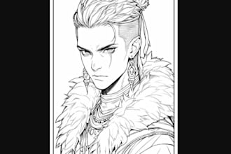 do 2d traditional frame by frame animation hand and drawn , 2d line art