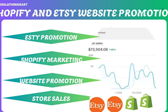 do etsy shop promotion, boost results, ecommerce marketing and shopify promotion