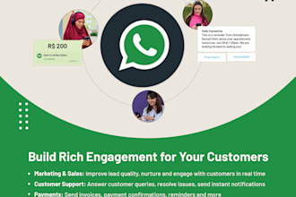 make a fresh whatsapp API for you