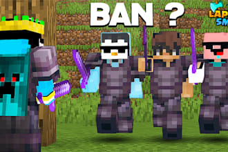 design a professional minecraft thumbnail for your channel