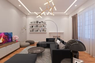 residential spaces,rendering bedrooms and modeling kitchens in revit,3d interior