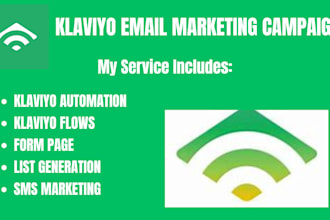 setup klaviyo email marketing shopify klaviyo flows manager ecommerce email flow