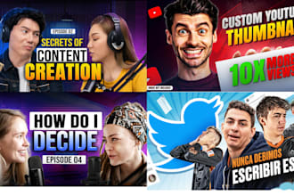 create eye catchy gaming youtube thumbnail only in 24hrs