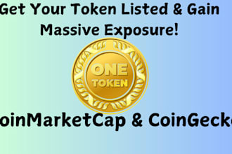 list your token on coinmarketcap or coingecko