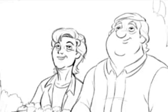 create 2d animation, 2d traditional animation, 2d frame by frame, 2d character