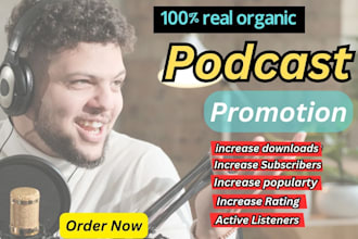 do organic podcast promotion to grow new audiences globally