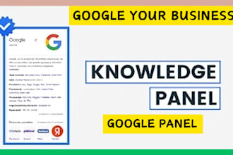 create a remarkably and perfect google knowledge panel for you