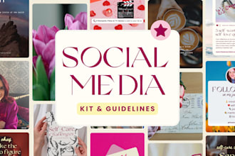 create social media kit and brand guidelines