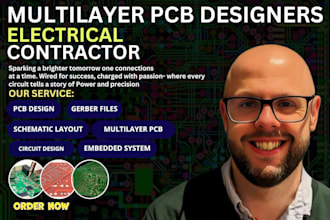 do professional pcb design, pcb layout and schematic dessign, arduino, ic, it