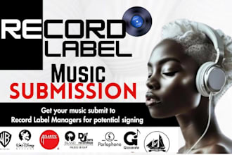 send your music to major record label submission contact list, get signed