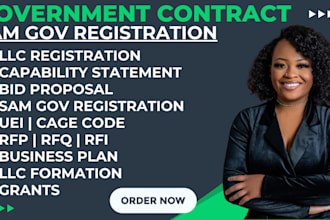 write winning government contract, bid proposal, llc formation, rfp